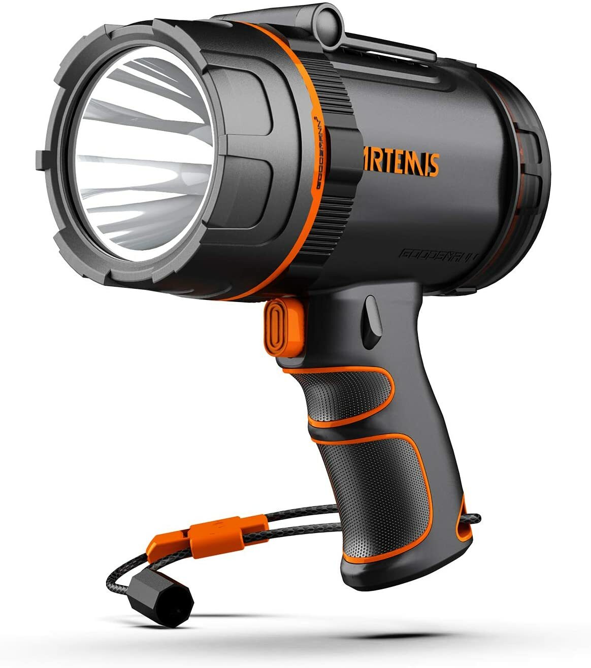 GOODSMANN Spotlight 1000 Lumen LED Boat Spotlight Waterproof of Rechargeable