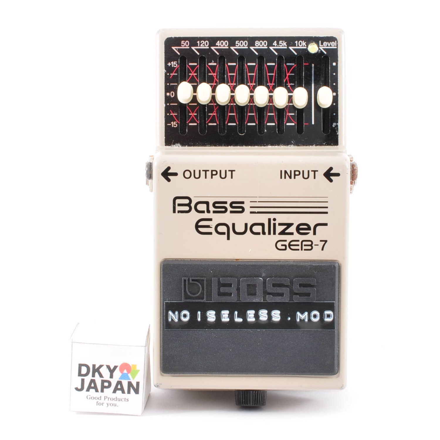 Boss GEB-7 Modified Noiseless Equalizer MIT 2008 Effects Pedal Used FmJP#HW92743
