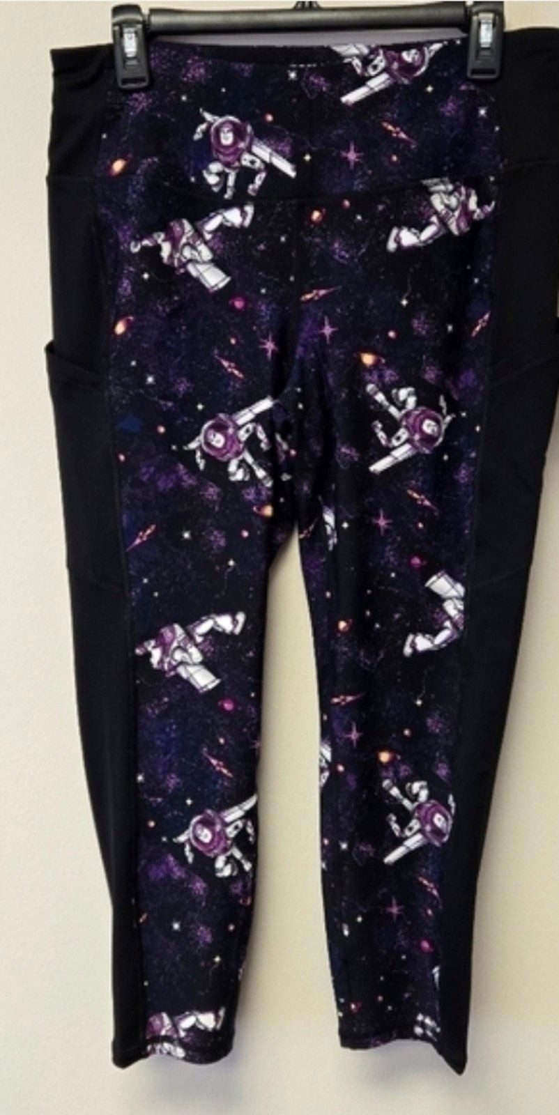 Torrid Disney Pixar Buzz Lightyear High Rise Galaxy Print Pocket Leggings