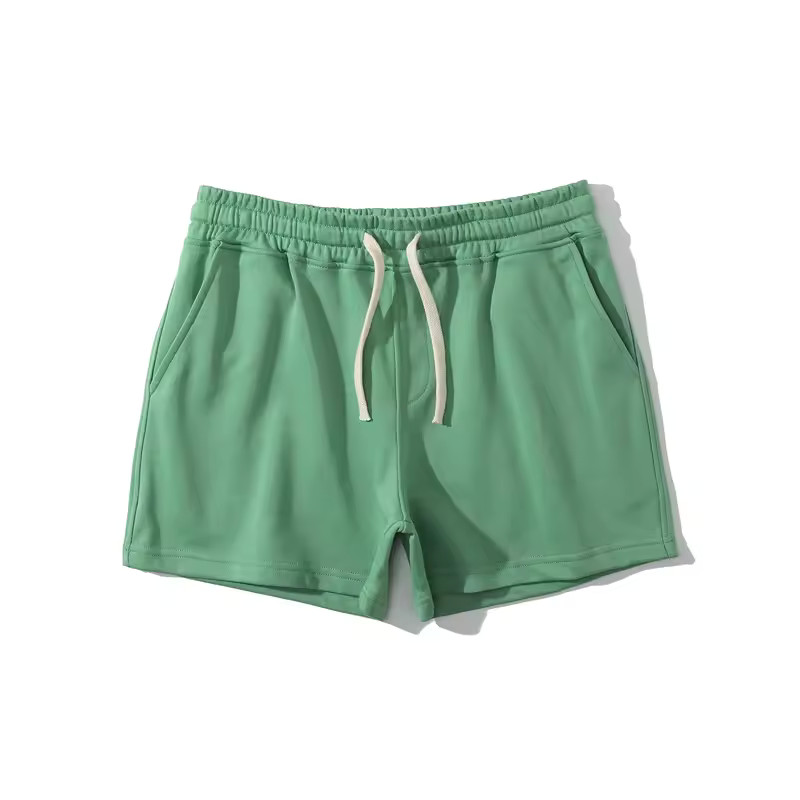 COTTON Running Shorts Men Gym Workout Yoga Loose Fit Stretch Super Short