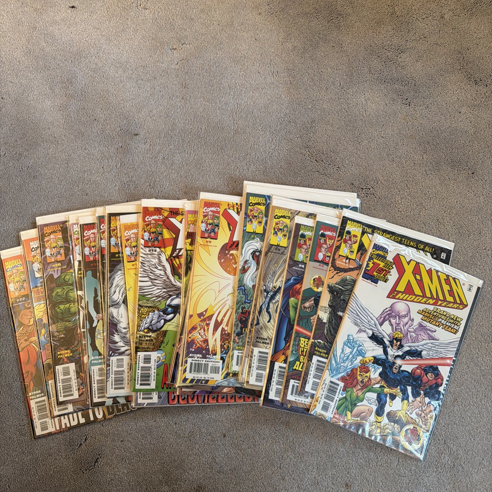 Marvel: X-Men: The Hidden Years Vol. 1 (1999) #1-22 Complete Set John Byrne