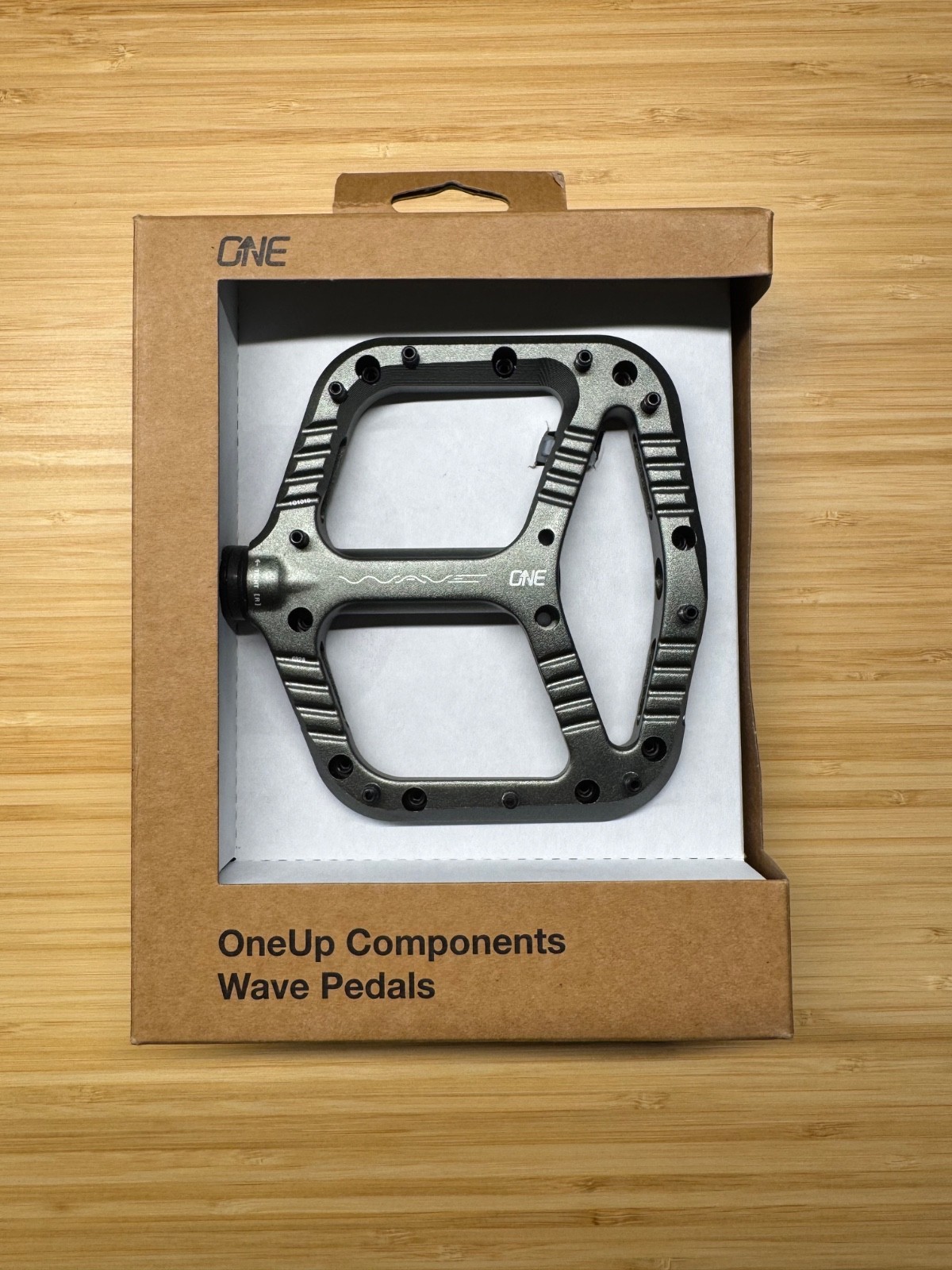 OneUp Components Wave Platform Pedals, Grey - NEW