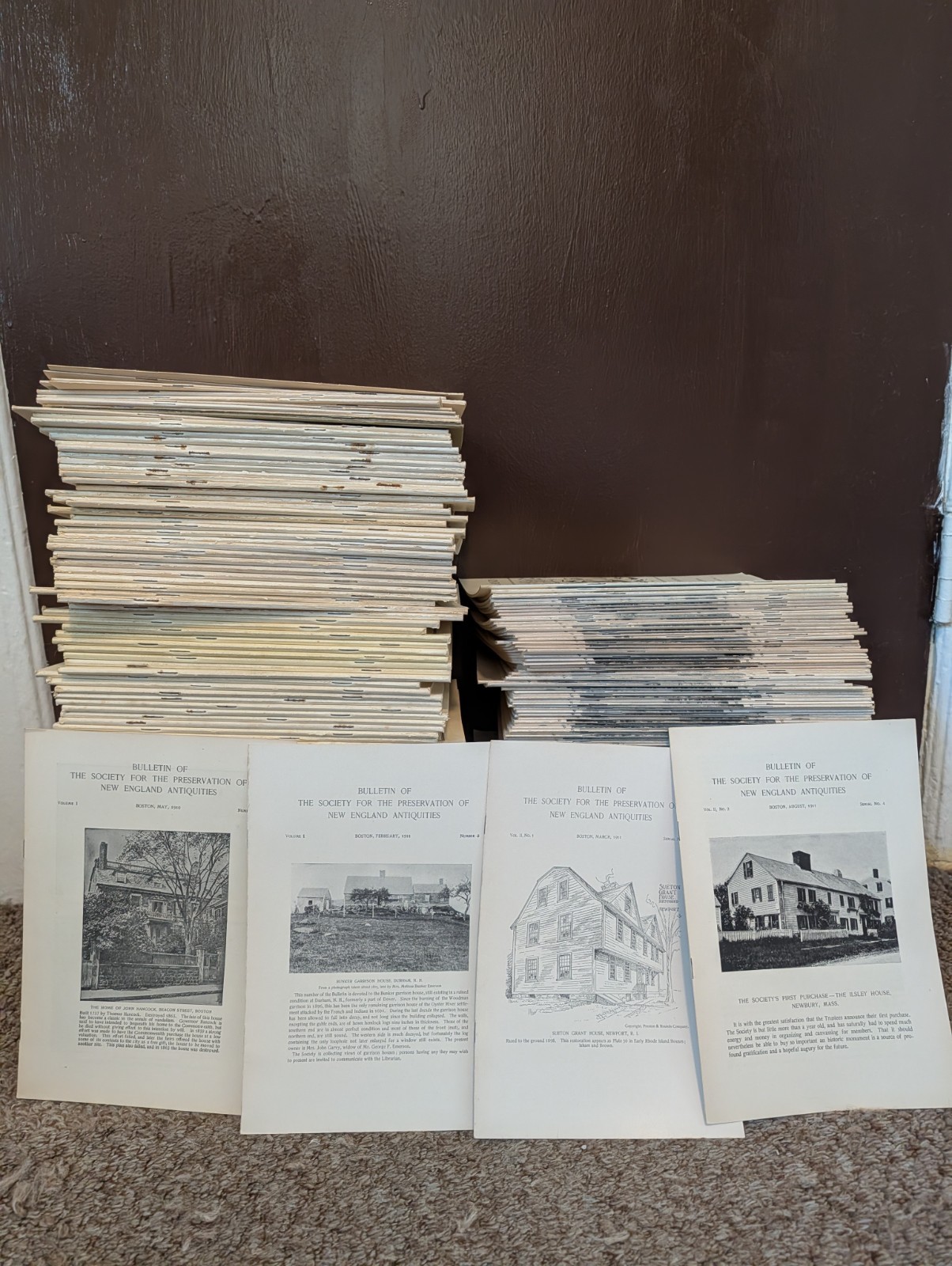Lot of 268 Issues of Old-Time New England Magazine SPNEA 1910-2000 Antiques Lot of 268 Issues of Old-Time New England Magazine SPNEA 1910-2000 Antiques