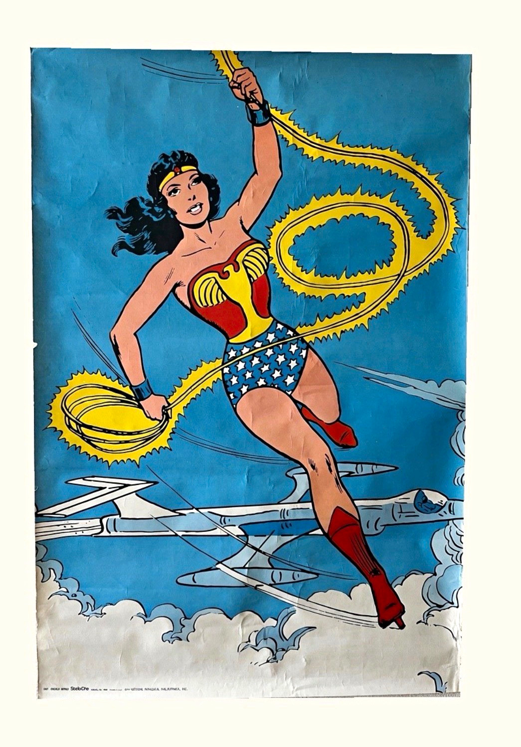 Vintage 1973 Wonder Woman DC Comics Poster 24x36 National Periodical