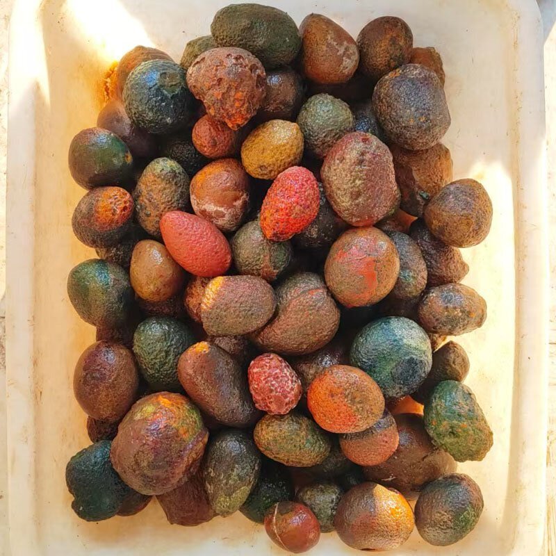 Rare China Natural Warring States Red Rough Agate Geode Quartz Crystal 1KG