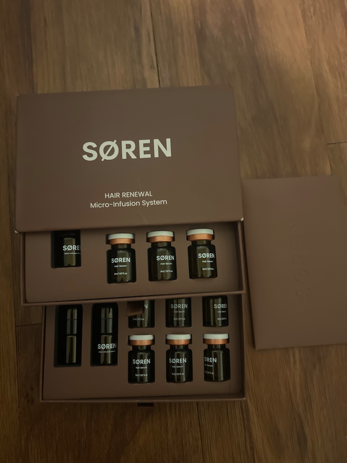 Micro Infusion Hair Renewal System by SOREN – Saw Palmetto & Peptide Scalp Treat