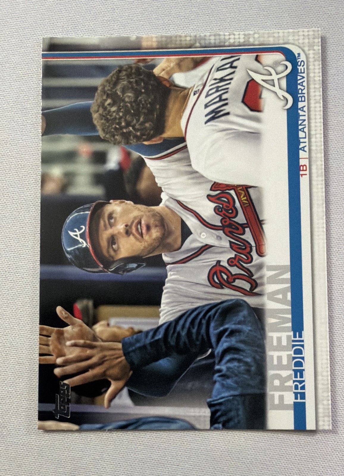 2019 Topps - Image Variation Freddie Freeman #183 Dugout High Fives 2019 Topps - Image Variation Freddie Freeman #183 Dugout High Fives