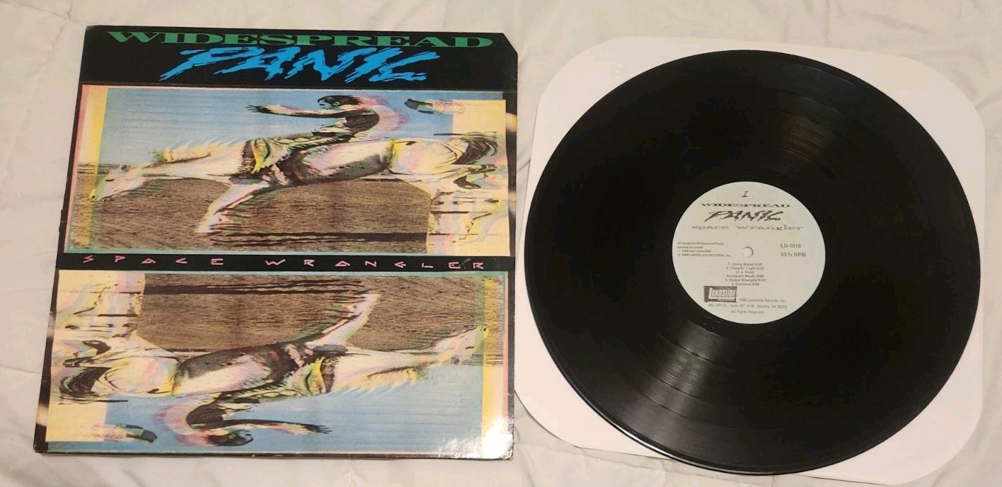 WIDESPREAD PANIC 1988 VINYL RECORD ALBUM FIRST PRESS SPACE WRANGLER ON LANDSLIDE WIDESPREAD PANIC 1988 VINYL RECORD ALBUM FIRST PRESS SPACE WRANGLER ON LANDSLIDE