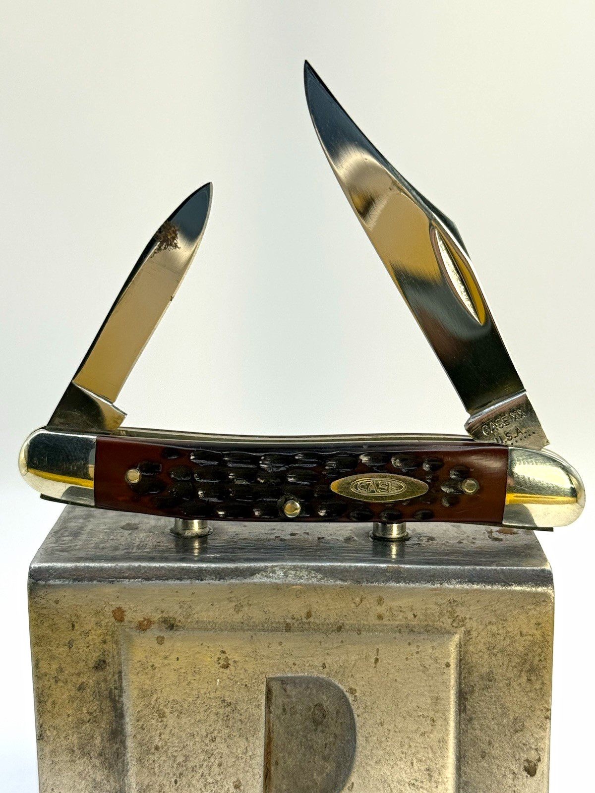 Case XX 1970 10-Dot 6244 2-Blade Brown Bone Handle Stainless Pocketknife A47 Case XX 1970 10-Dot 6244 2-Blade Brown Bone Handle Stainless Pocketknife A47