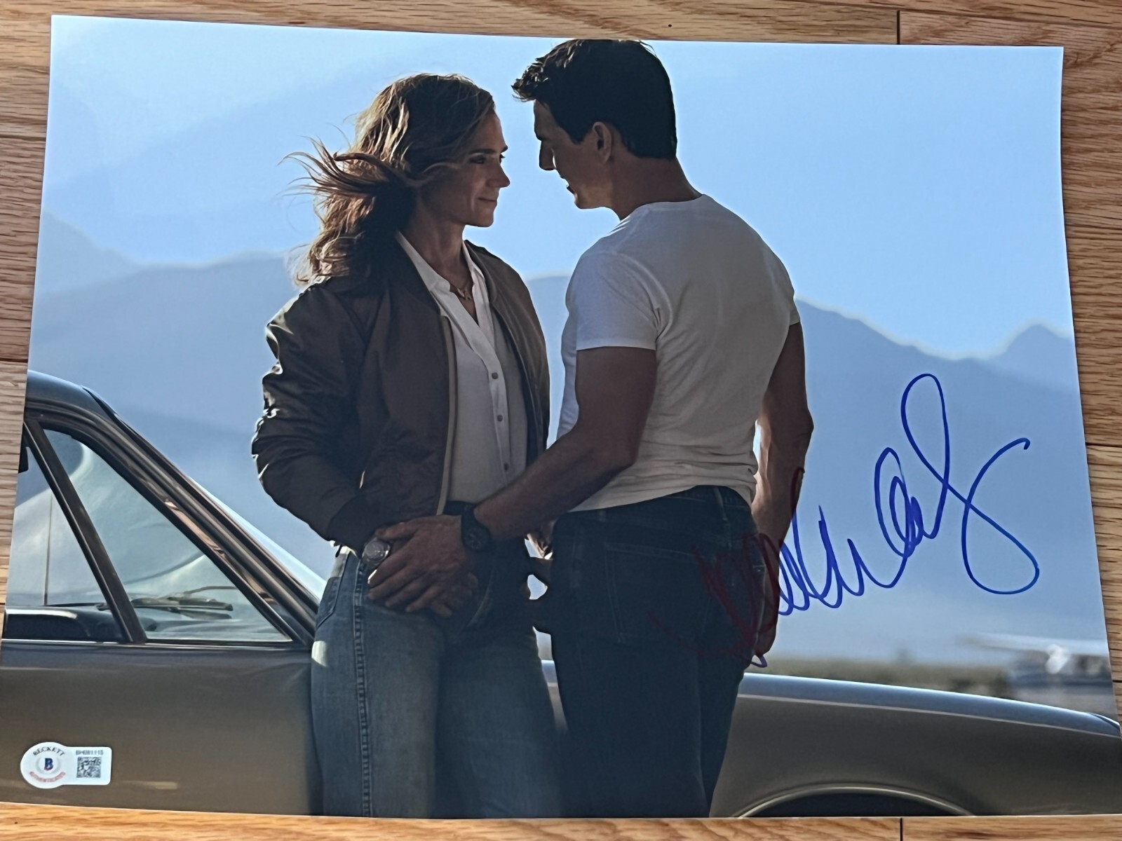 JENNIFER CONNELLY SIGNED AUTOGRAPH 11x14 PHOTO TOP GUN CRUISE BECKETT BAS X1