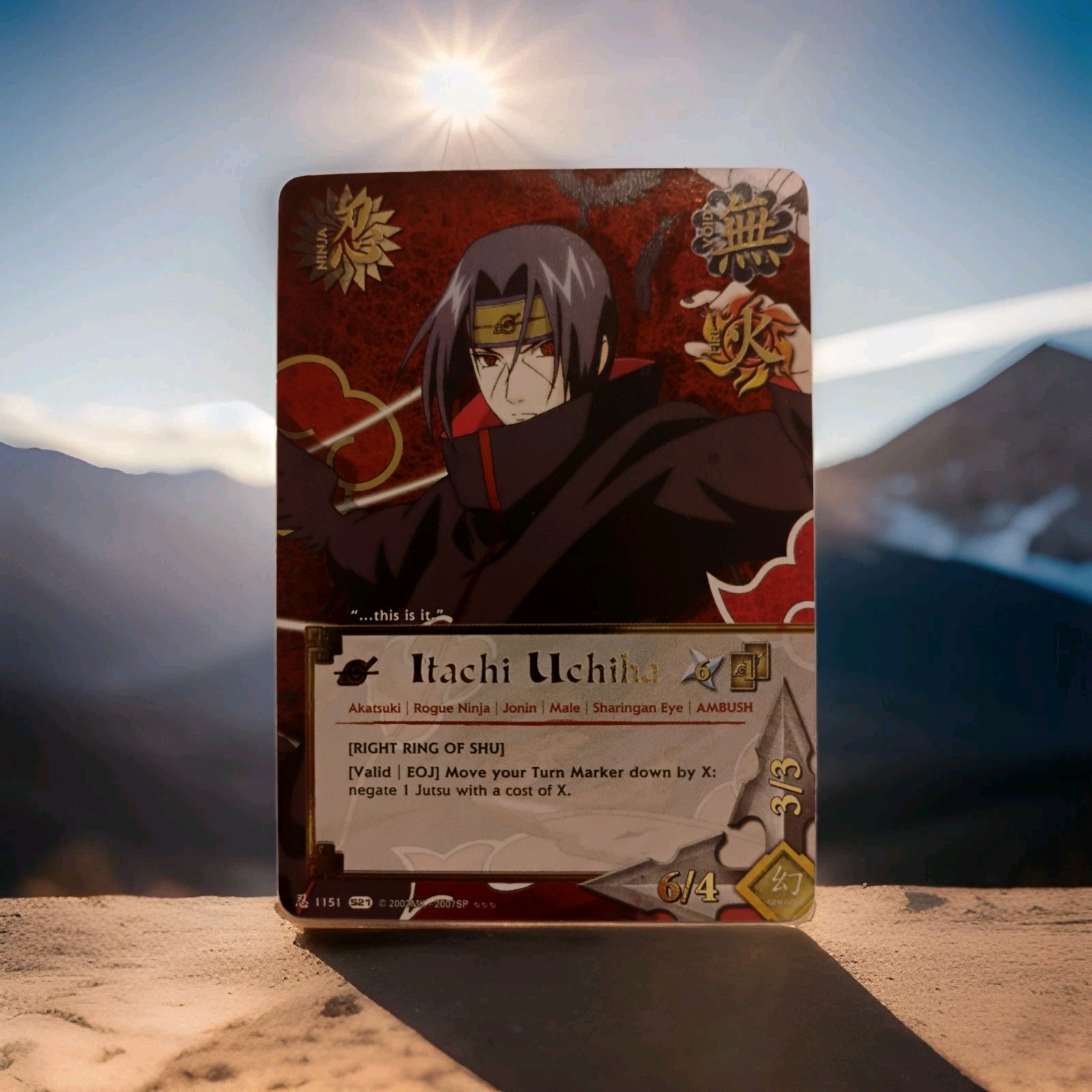 🔥Naruto CCG Itachi Uchiha #1151 NEAR MINT Bandai 2002 Card Game TCG🔥 🔥Naruto CCG Itachi Uchiha #1151 NEAR MINT Bandai 2002 Card Game TCG🔥