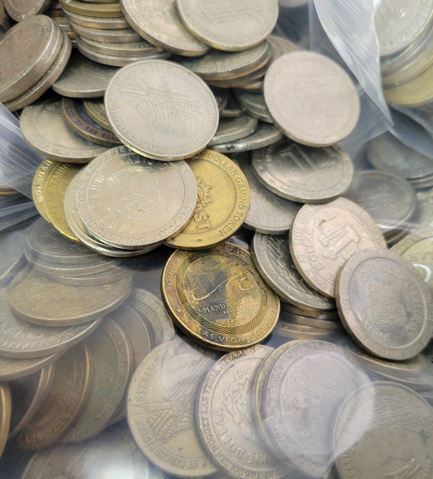 90+ Dollar Size Casino/Slot Machine Tokens - #BT090 90+ Dollar Size Casino/Slot Machine Tokens - #BT090