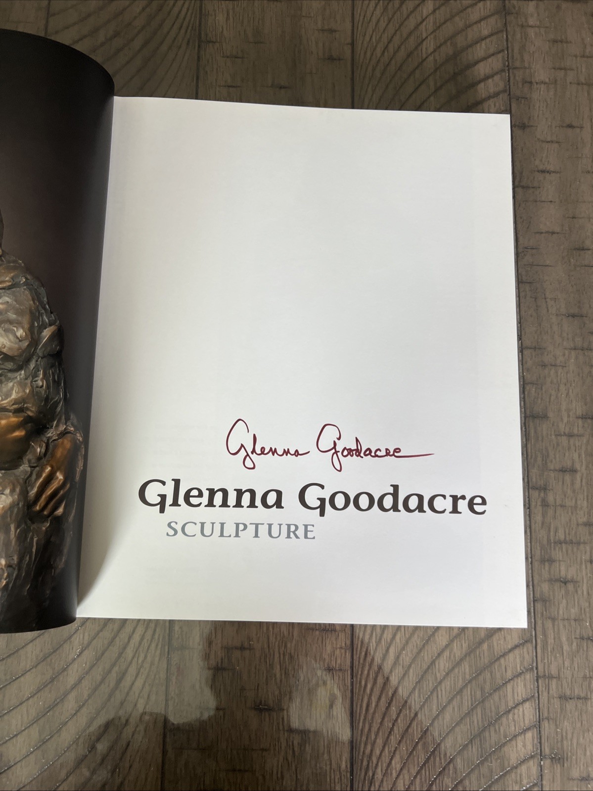 *SIGNED* Glenna Goodacre - Sculpture by Glenna Goodacre (2009, HC) First Edition