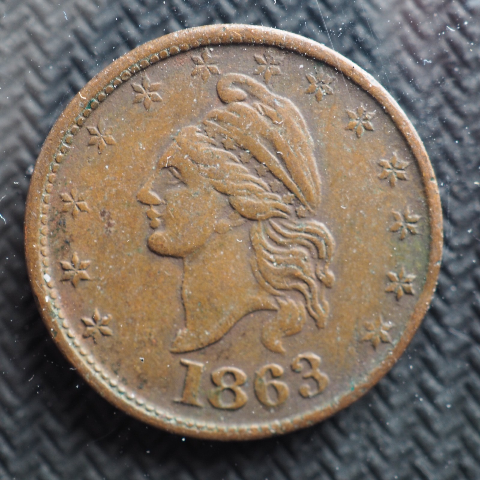 1863 CIVIL WAR OUR COUNTRY  **GRADE F ** P C5581