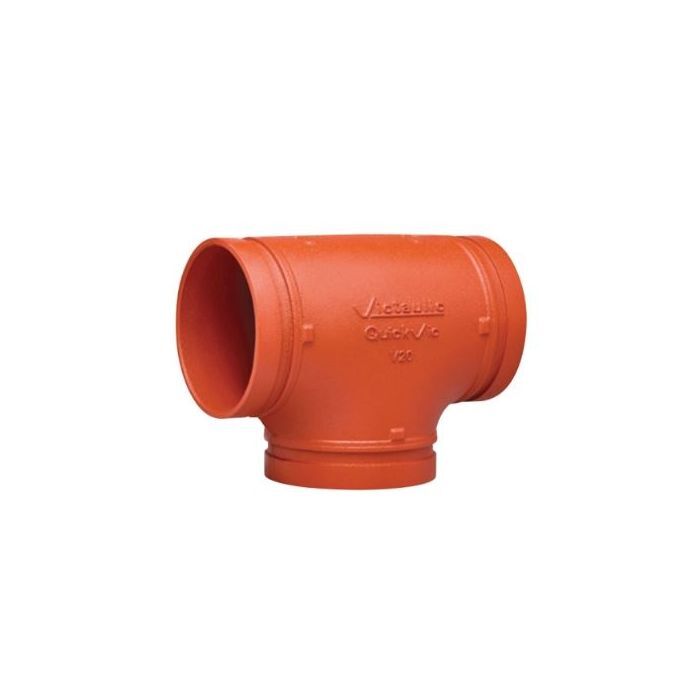 Victaulic V20 QuickVic 2-1/2 In Grooved Ductile Iron Straight Tee