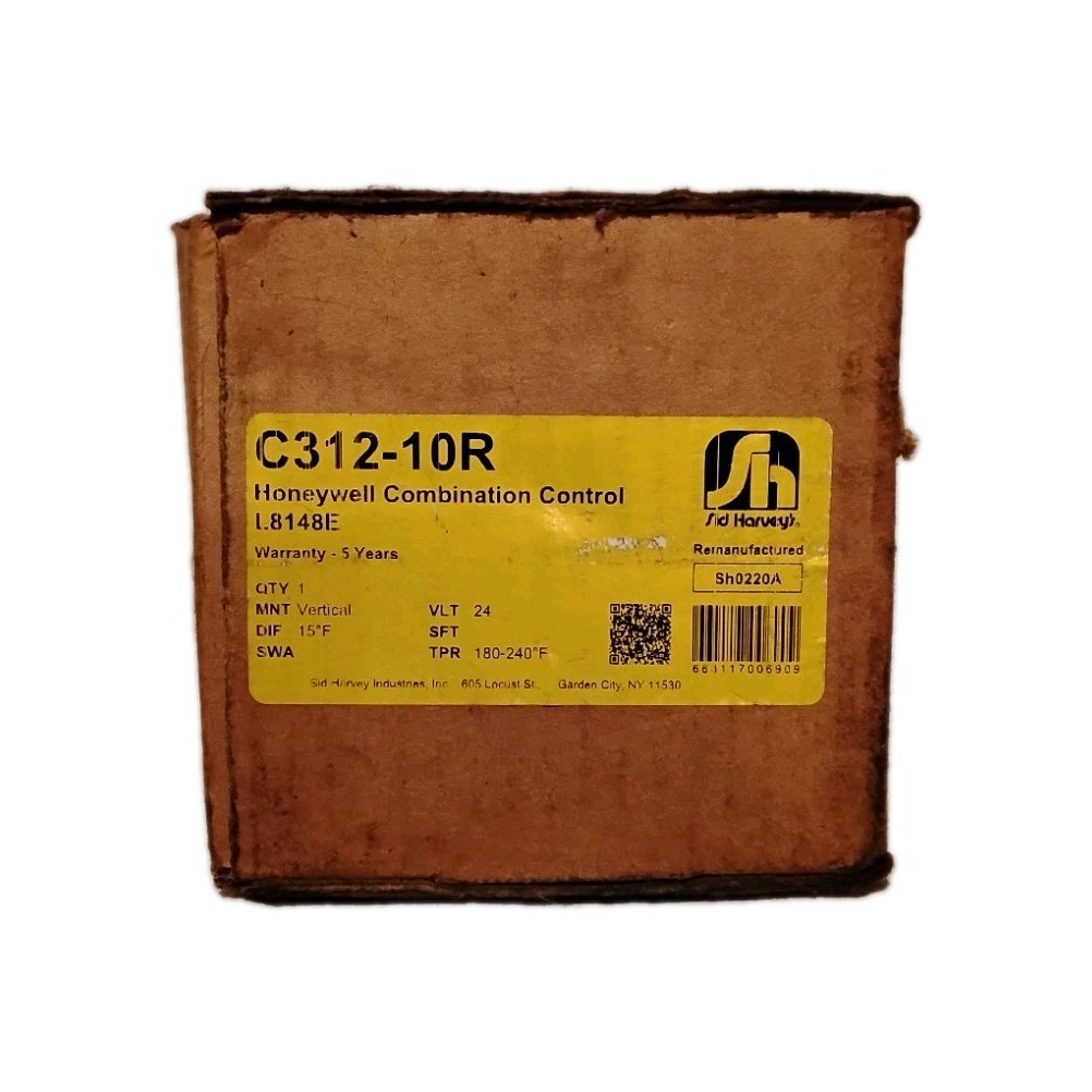 Sid Harvey's C312-10R Honeywell L8148E1 Boiler Control & Relay 24V 1A