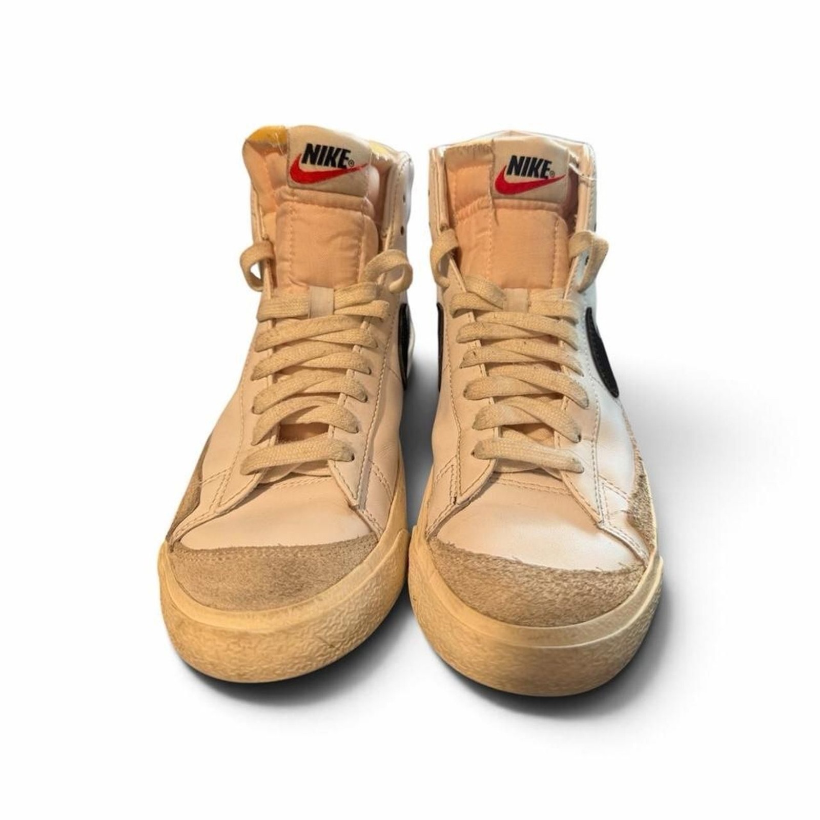 Nike Men\'s Tan and Cream Trainers Nike Men\'s Tan and Cream Trainers