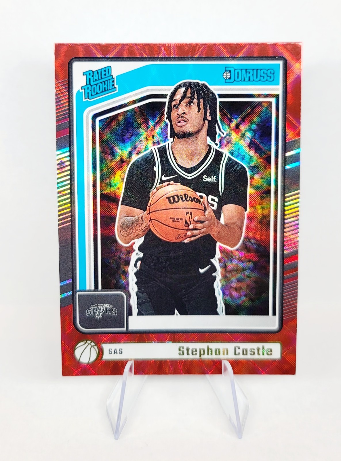 2024-25 Panini Donruss International Stephon Castle Rated Rookie RC #244 Spurs 2024-25 Panini Donruss International Stephon Castle Rated Rookie RC #244 Spurs