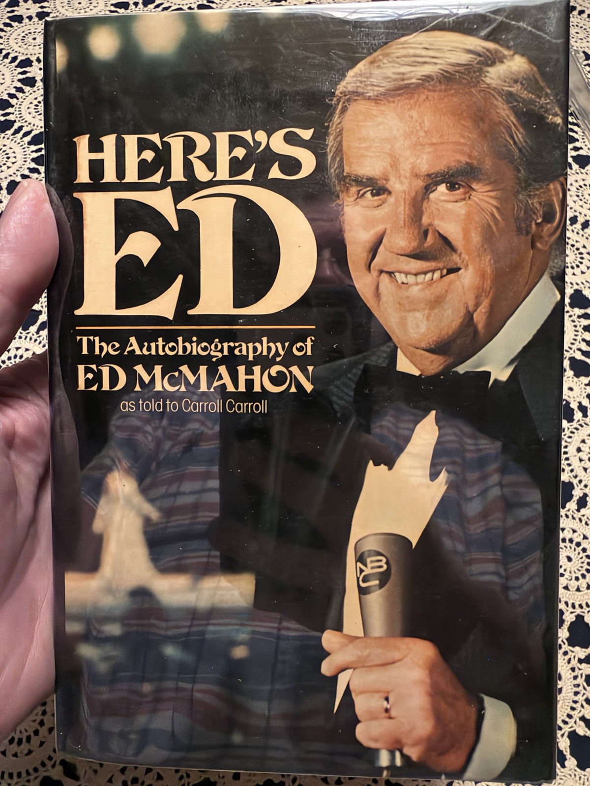 Ed McMahon signed HERE’S ED hardcover, first edition