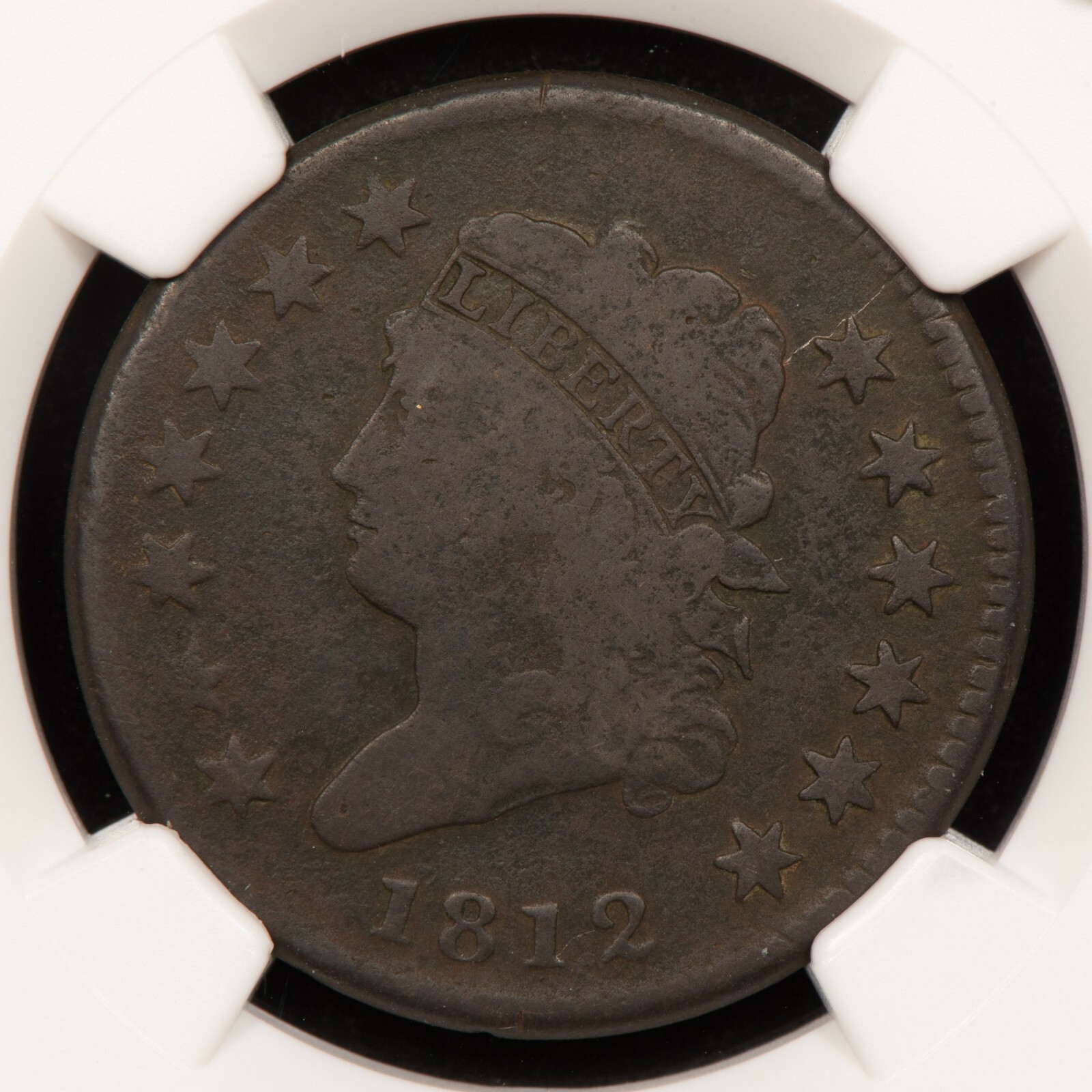 1812 1c Classic Head Large Cent - Original Look - NGC VF Details - SKU-B2238