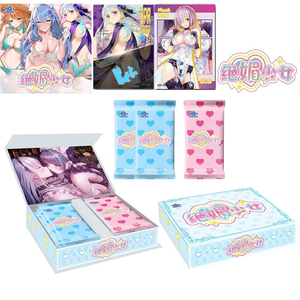 Goddess Absolutely Stunning Girl Spicy 13 Pack Booster Box Waifu Trading Cards