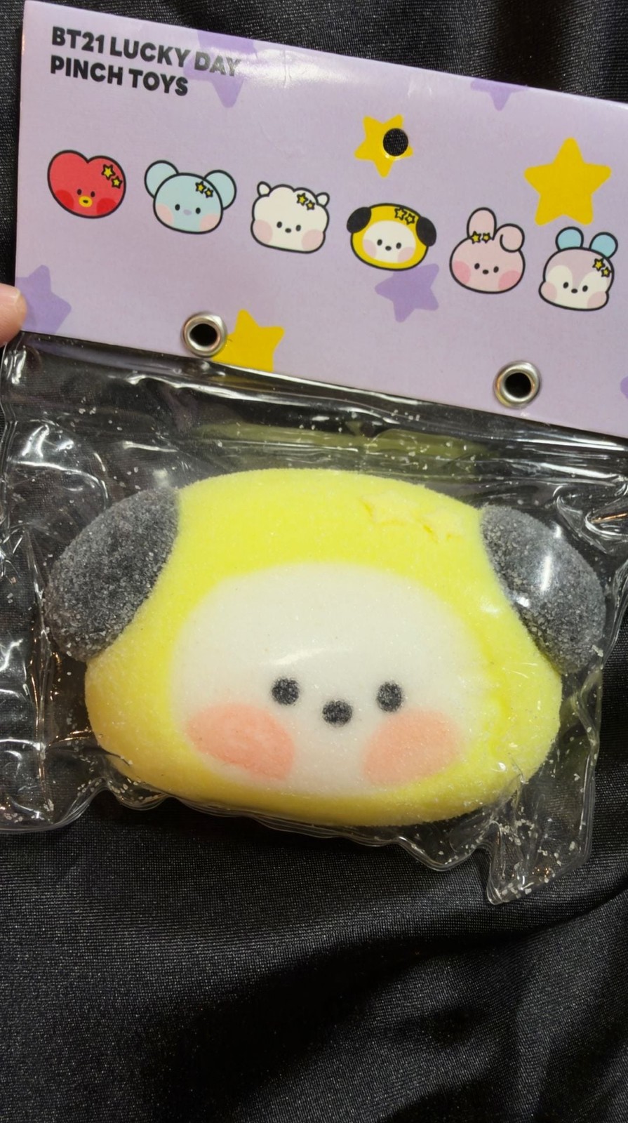BT21 Lucky Day Pinch Toy Chimmy Squishy BTS Jimin Minini BT21 Lucky Day Pinch Toy Chimmy Squishy BTS Jimin Minini