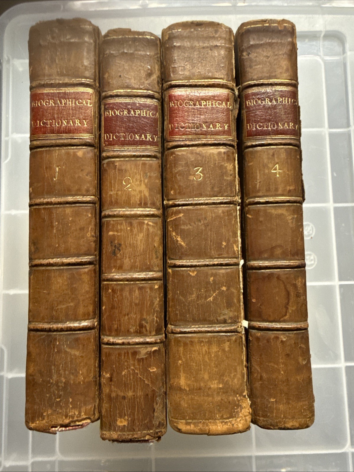 1761 New & General Biographical Dictionary Books 1 2 3 4 BBSMt