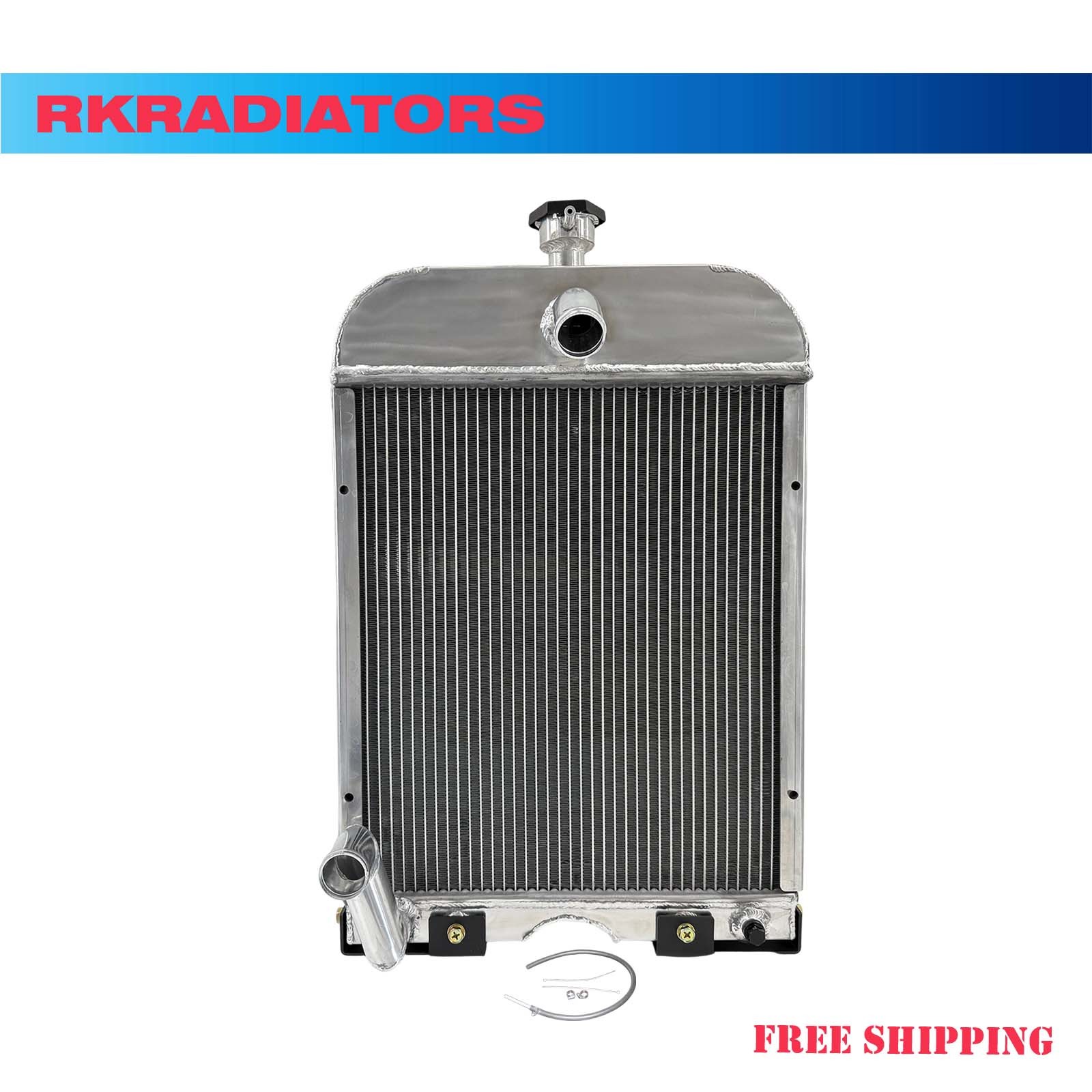 4Row Full Aluminum Radiator Fit Ford 2N 9N 8N 8N8005 Tractors MT 86551430