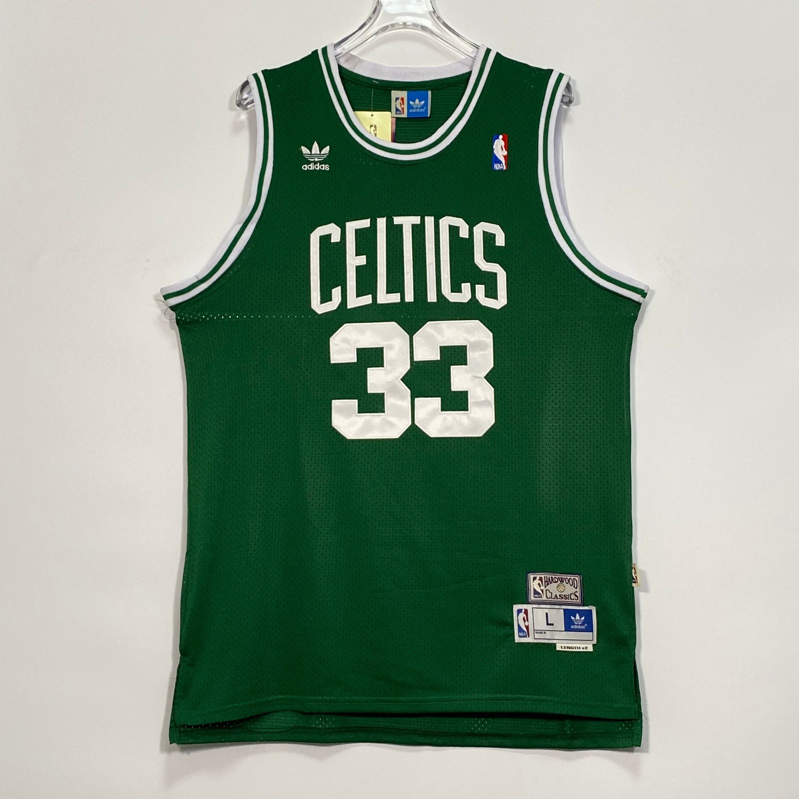 Larry Bird #33 Green Retro Jersey, Embroidered Larry Bird #33 Green Retro Jersey, Embroidered