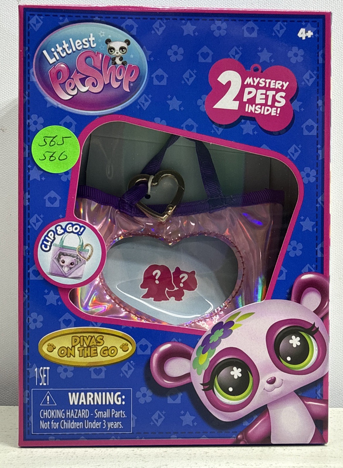 Littlest Pet Shop Divas on the Go Deluxe Blind #565 #566 Clip & Go Pairs Heart Littlest Pet Shop Divas on the Go Deluxe Blind #565 #566 Clip & Go Pairs Heart