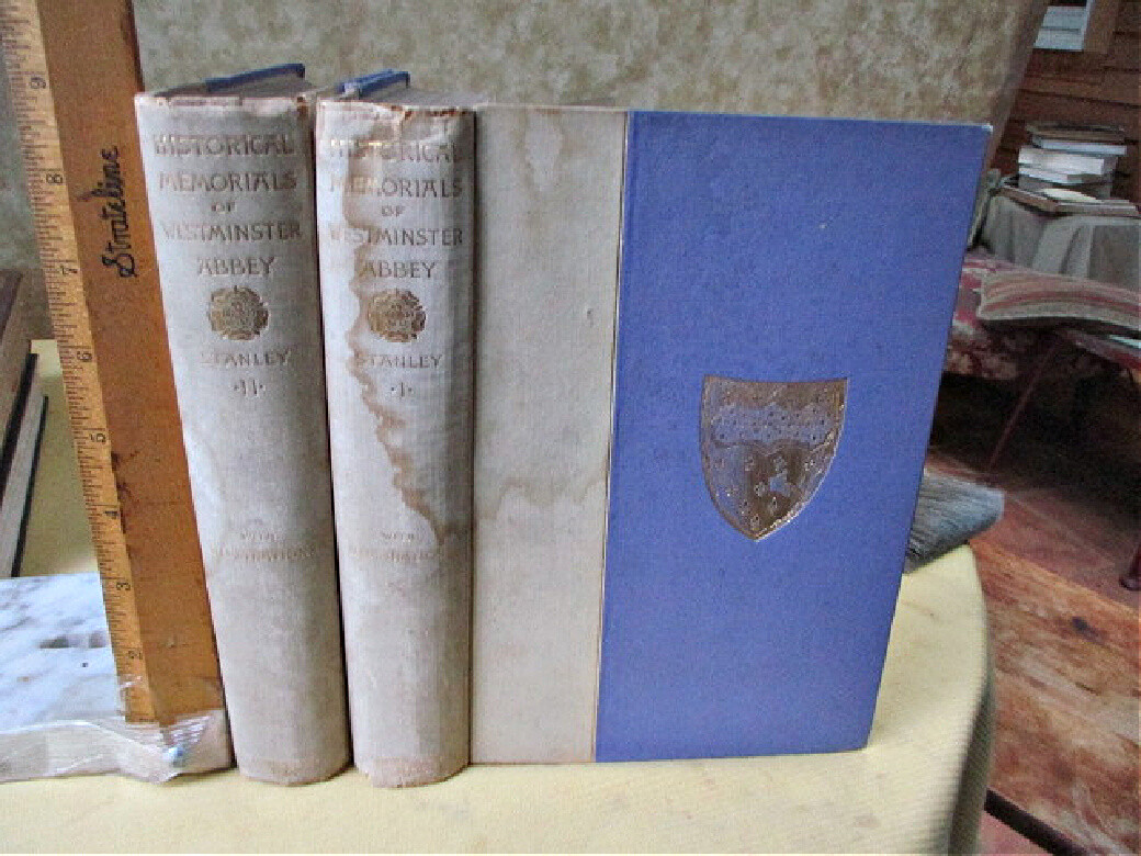 2 Vols.HISTORICAL MEMORIALS of WESTMINSTER ABBEY,C.1890,A.P.STANLEY, Illust.ED.