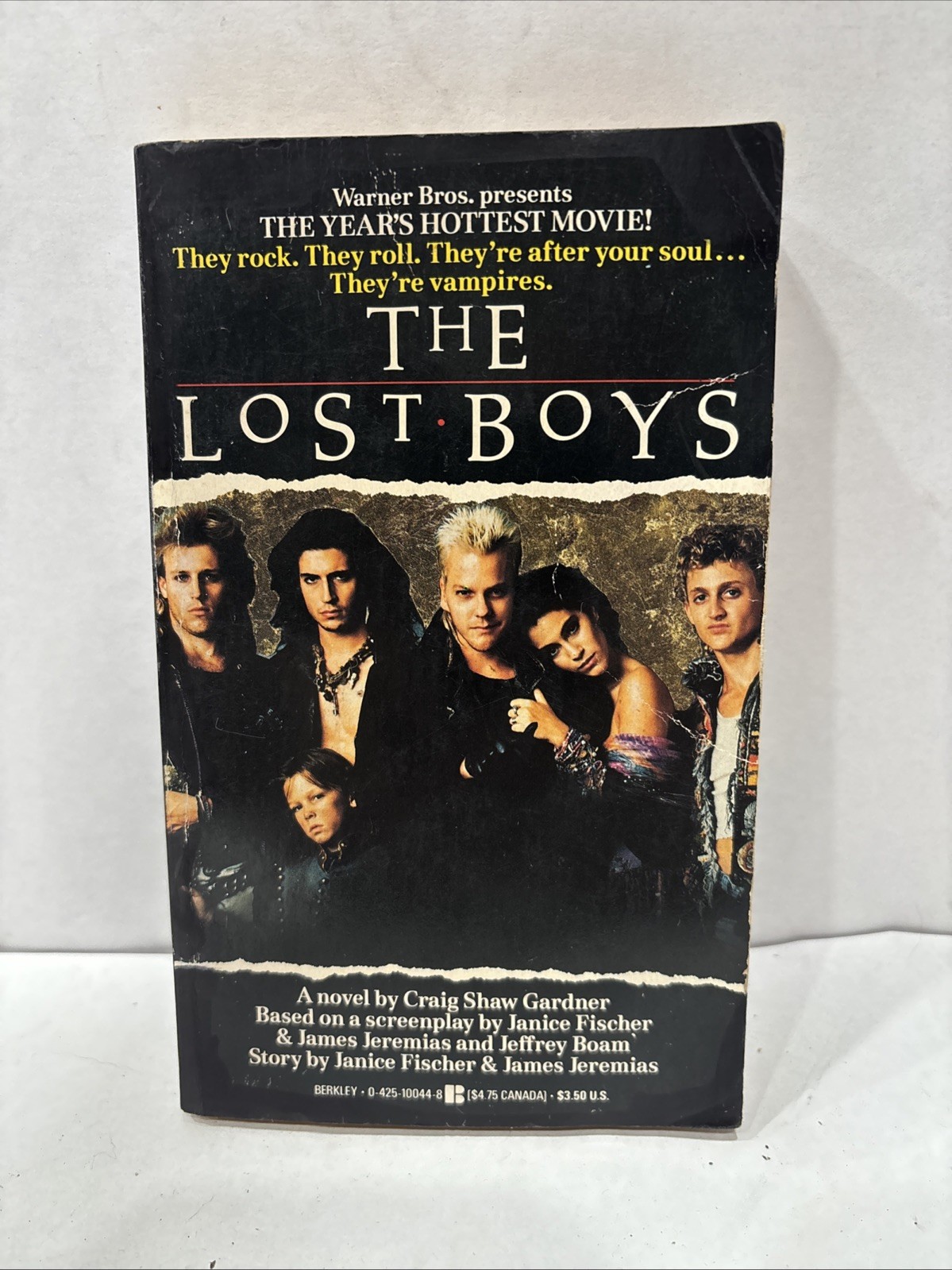 THE LOST BOYS Craig Shaw Gardner (1987) Berkley 1ST PRINT Vampire Novelization