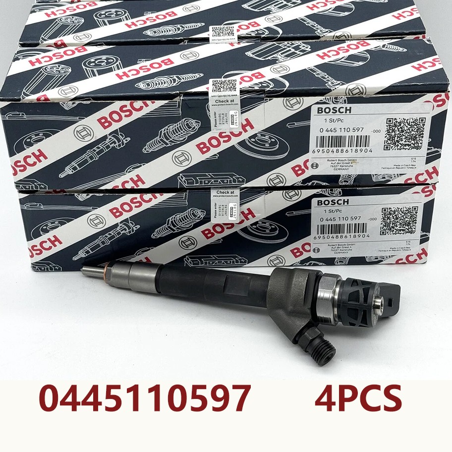 NEW 4PCS 0445110597 Fuel Injector 13538506548 For BMW 8506548 F30 F10 BOSCH