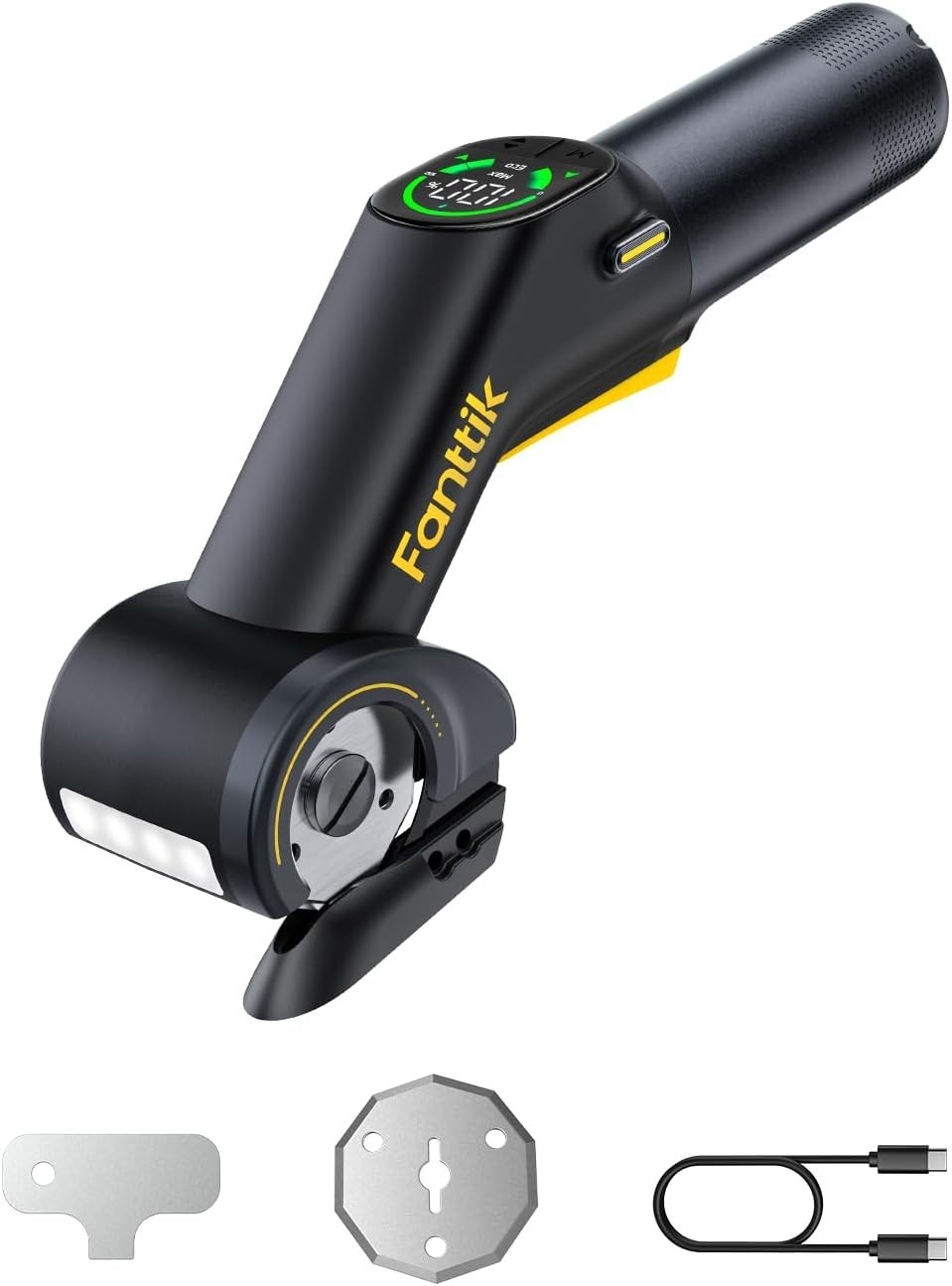 Fanttik C10 Pro BowGuide Electric Cardboard Cutter, Rotary Box Cutter Cordless