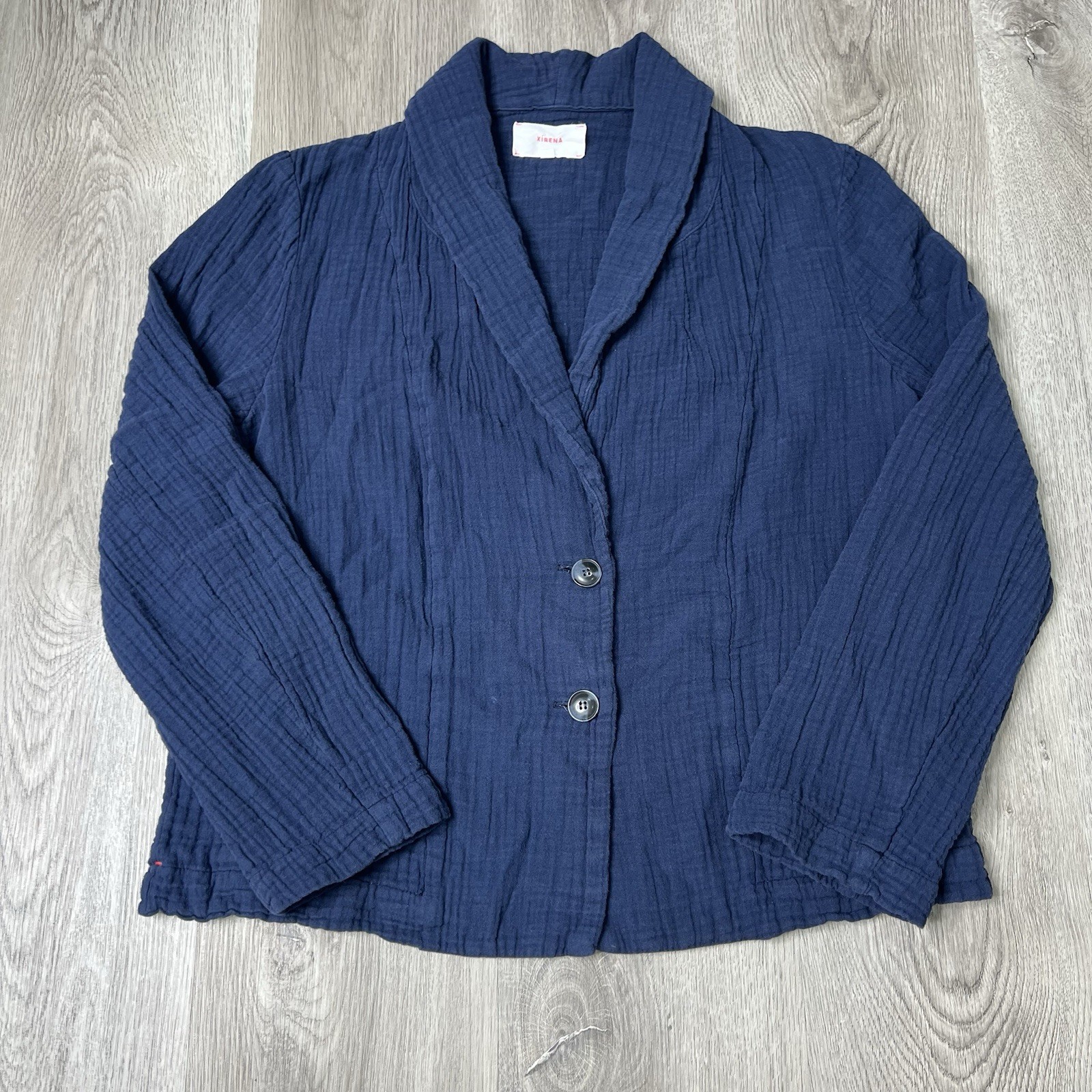 Xirena Cullen Jacket Midnight Women\'s Small Cotton Coastal Minimalism Prep