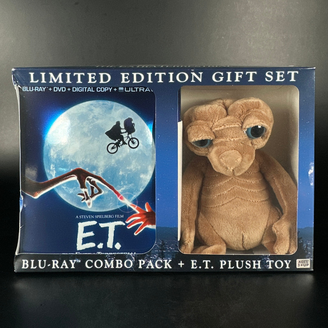 E.T.: Limited Edition Gift Set + Plush Toy (Blu-ray+DVD) *NEW/SEALED* 