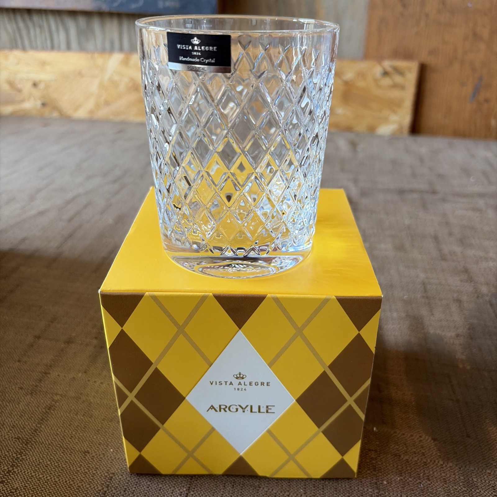 Vista Alegre Crystal Argylle Large Double Old Fashioned 48006123 Vista Alegre Crystal Argylle Large Double Old Fashioned 48006123