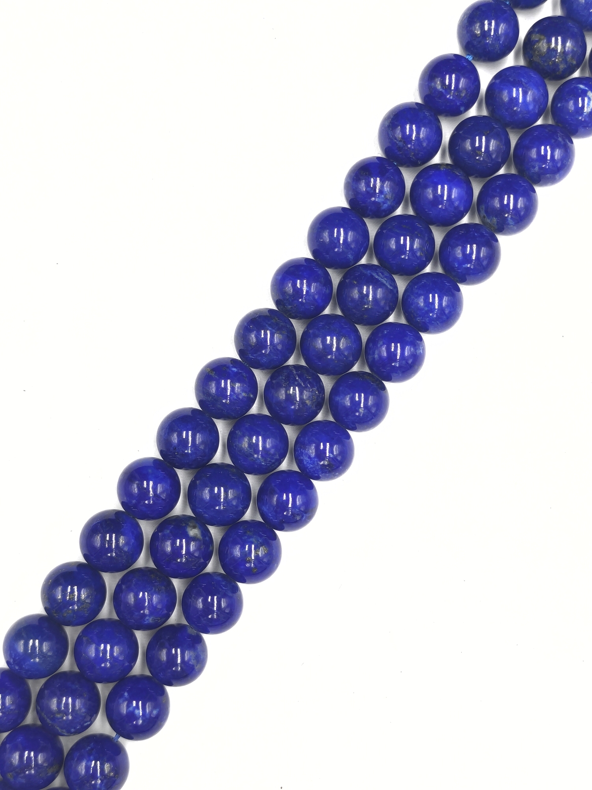 Genuine AAA Lapis Lazuli Smooth Round Beads Size 8mm 10mm 15.5\