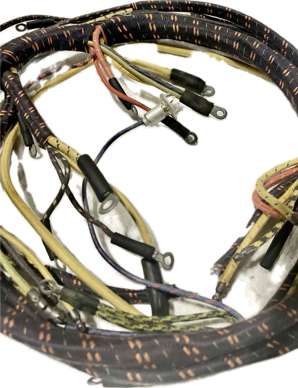 1946 1947 Ford Pickup Flathead V8 Under Dash Cowl Wiring Harness Cloth Wire