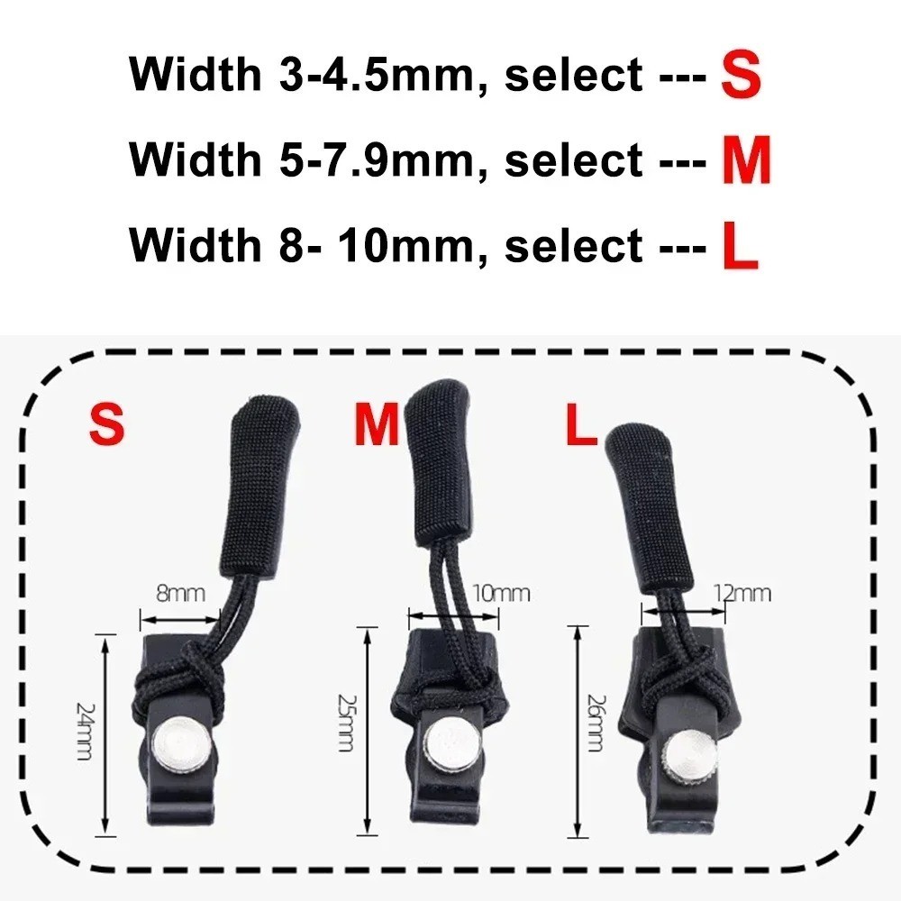 Universal Quick‑Fix Zipper Repair Kit Detachable Slider Replacement Universal Quick‑Fix Zipper Repair Kit Detachable Slider Replacement