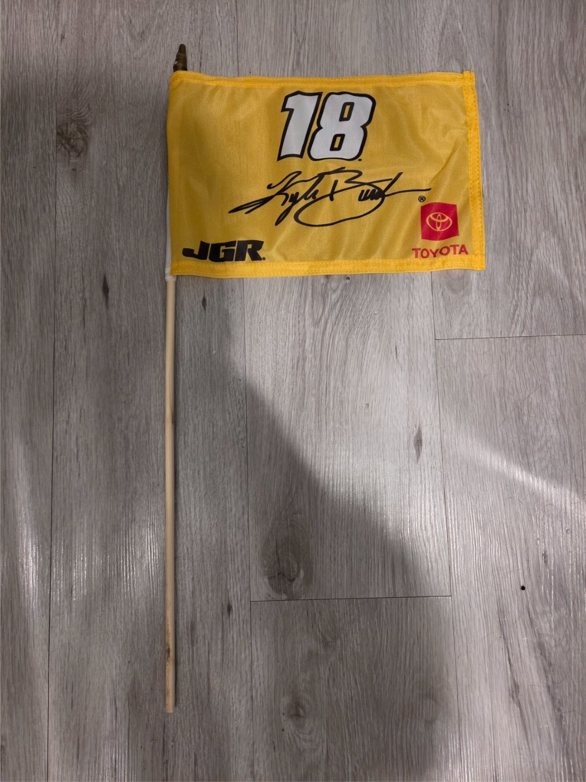 Kyle Busch NASCAR JGR RCR 2026 Celebration of Life Mini Flag October Rowdy Kyle Busch NASCAR JGR RCR 2026 Celebration of Life Mini Flag October Rowdy