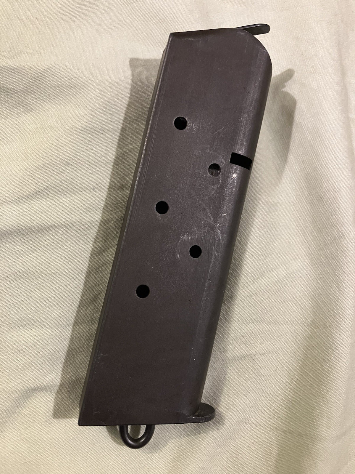 WWI COLT M1911 .45 USGI Pinned Lanyard Loop Magazine - Pre-1913 Type 2 Colt, WW1 WWI COLT M1911 .45 USGI Pinned Lanyard Loop Magazine - Pre-1913 Type 2 Colt, WW1