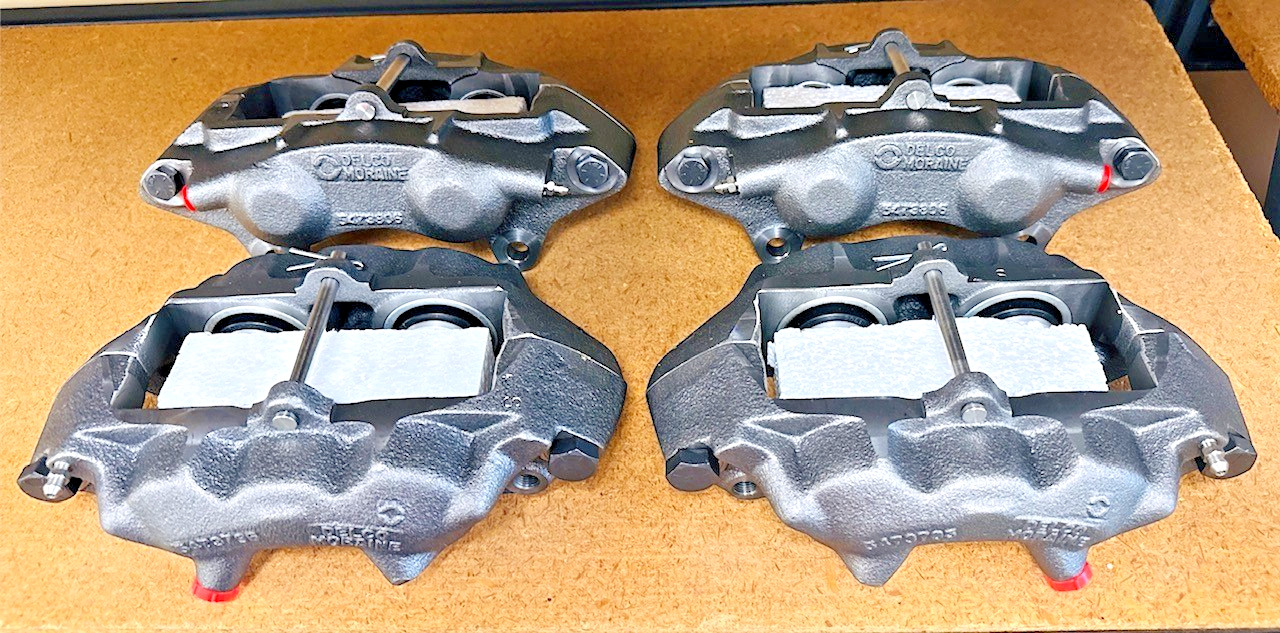 New Corvette GM Liscensed 1965-1982 Set of O-Ring Calipers Delco Moraine New Corvette GM Liscensed 1965-1982 Set of O-Ring Calipers Delco Moraine
