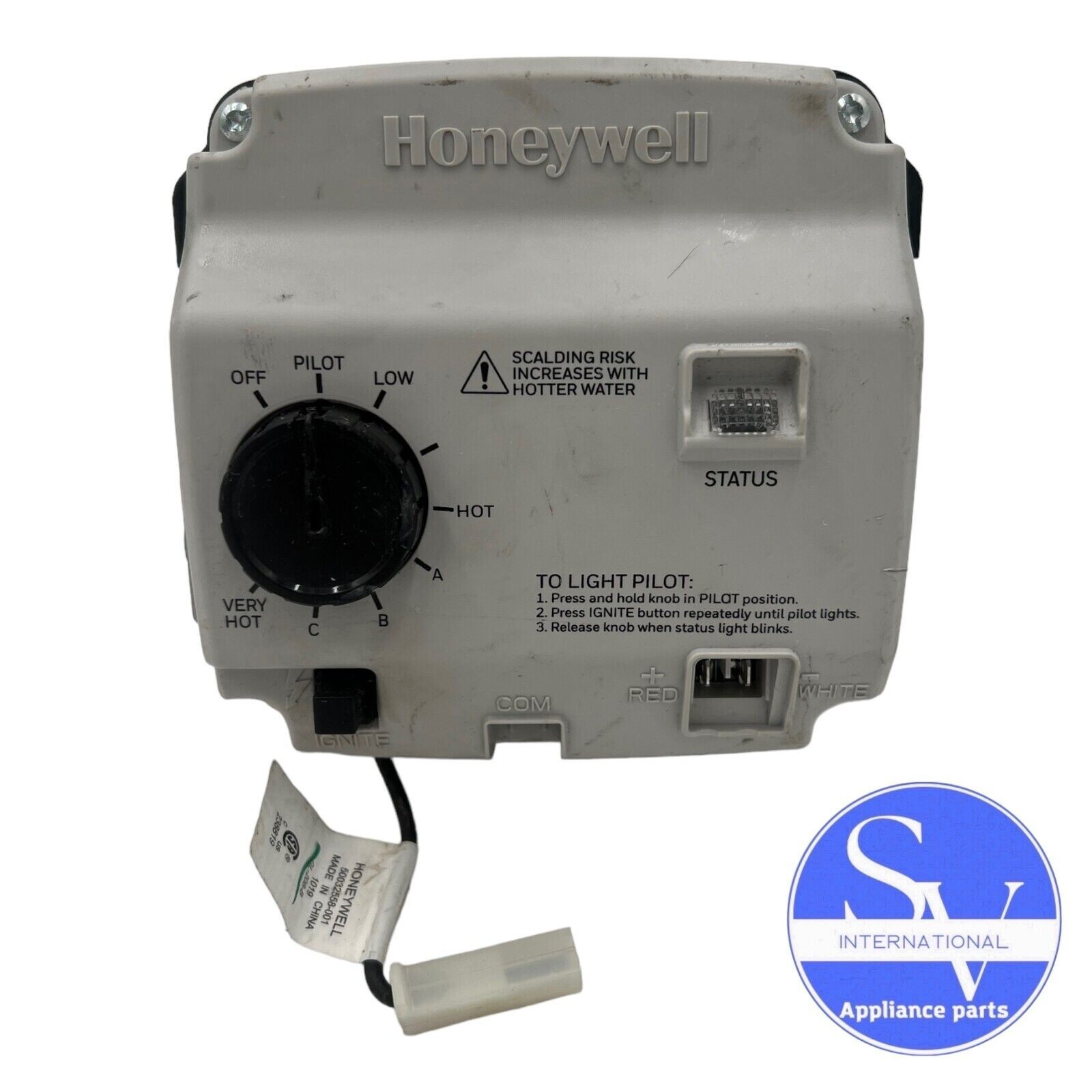Honeywell Bradford White Water Heater Gas Valve WV8840A1057