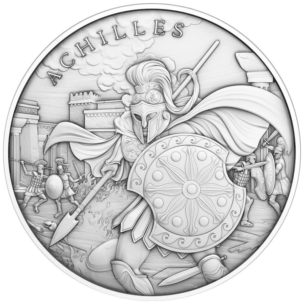 Achilles Greek Warrior Ancient Greece Commemorative Collectible Coin