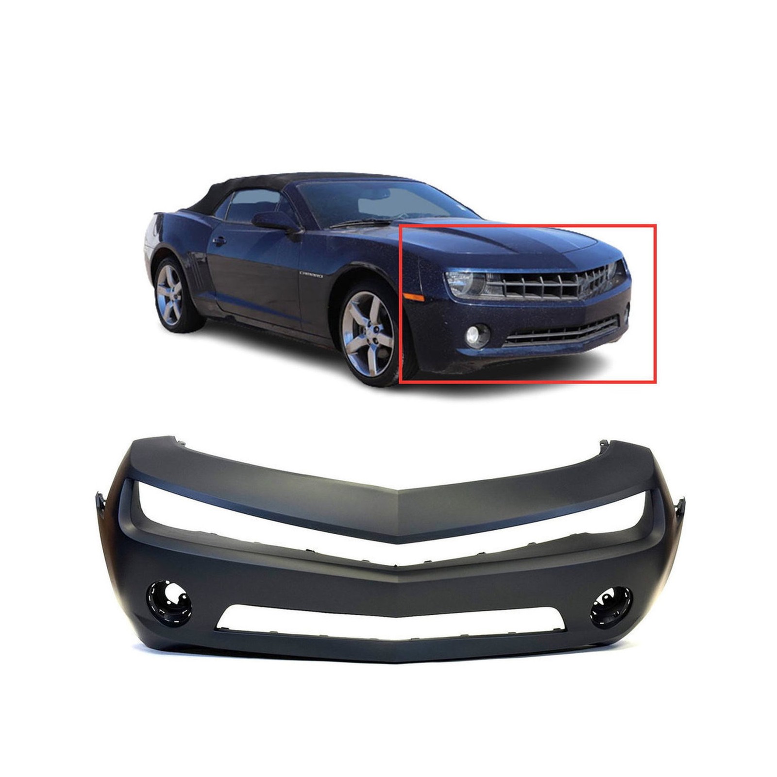 2011-2013 Chevrolet Camaro Coupe LS LT Front Bumper Cover GM1000906 92236548