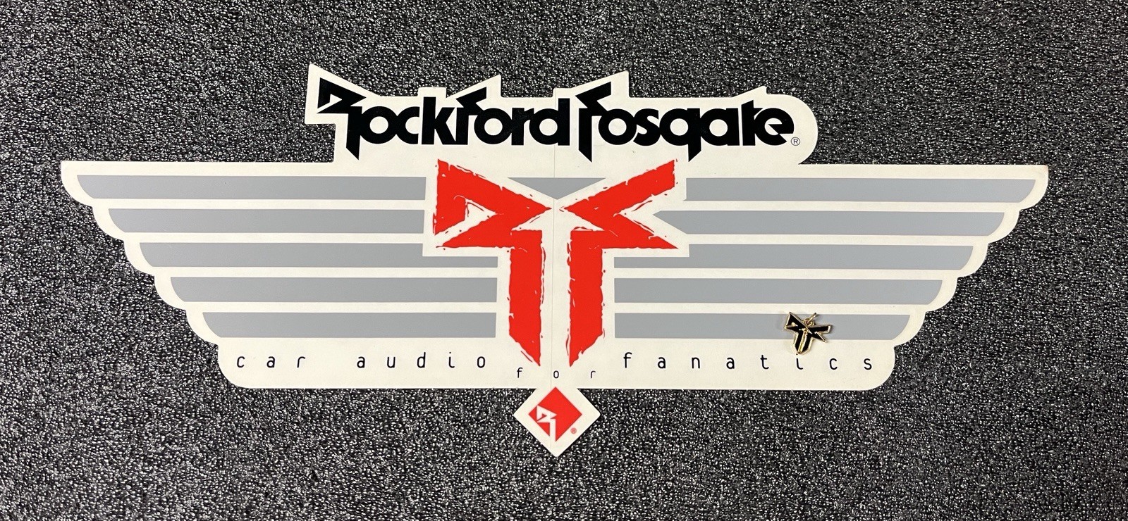Rockford Fosgate Vintage Old School Sticker Charm old stock NEW OEM Rockford Fosgate Vintage Old School Sticker Charm old stock NEW OEM