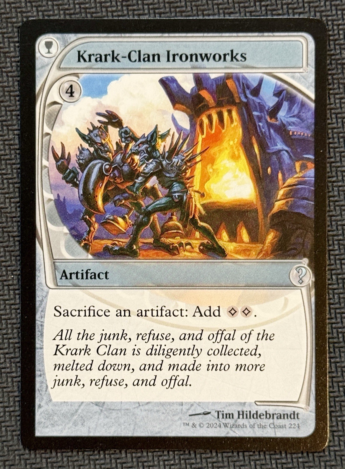 Krark-Clan Ironworks (Future Sight) 224 Mystery Booster 2 MTG NM