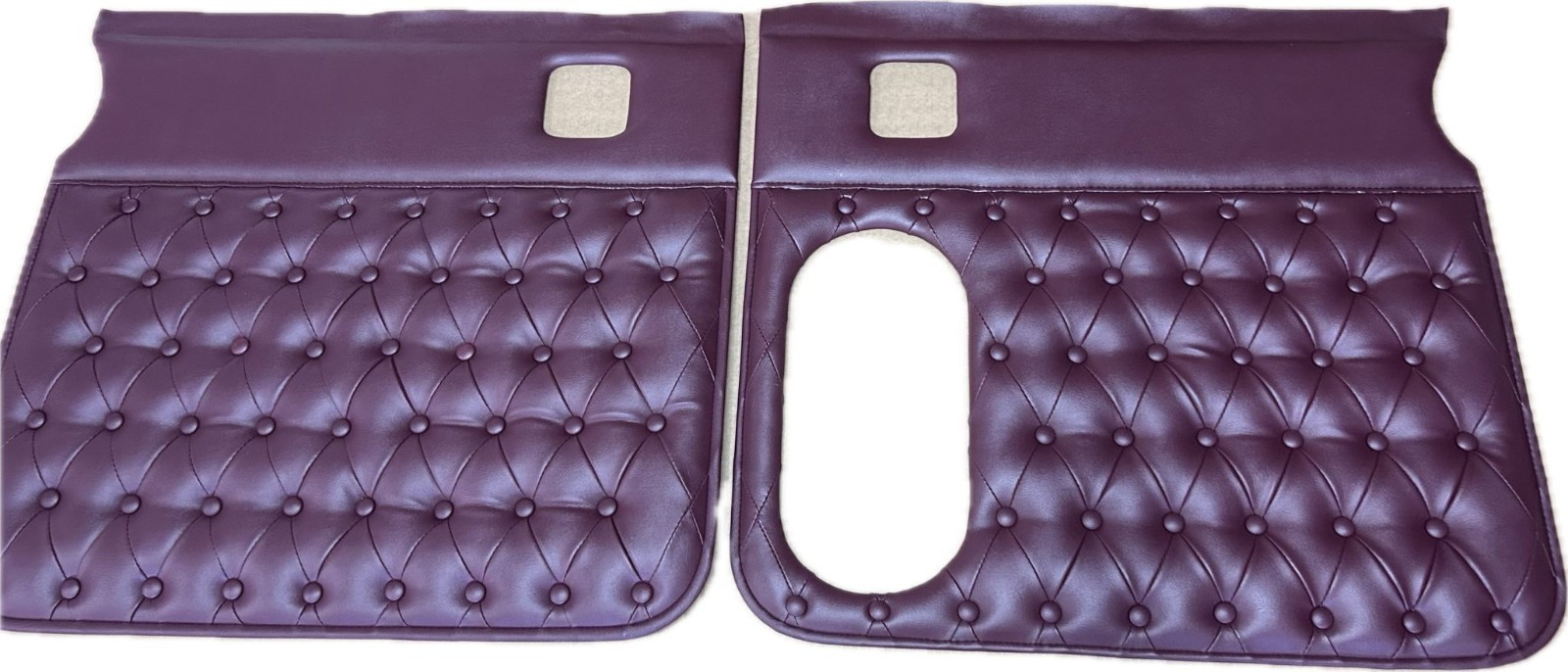 Peterbilt Door Panels Pair burgundy 