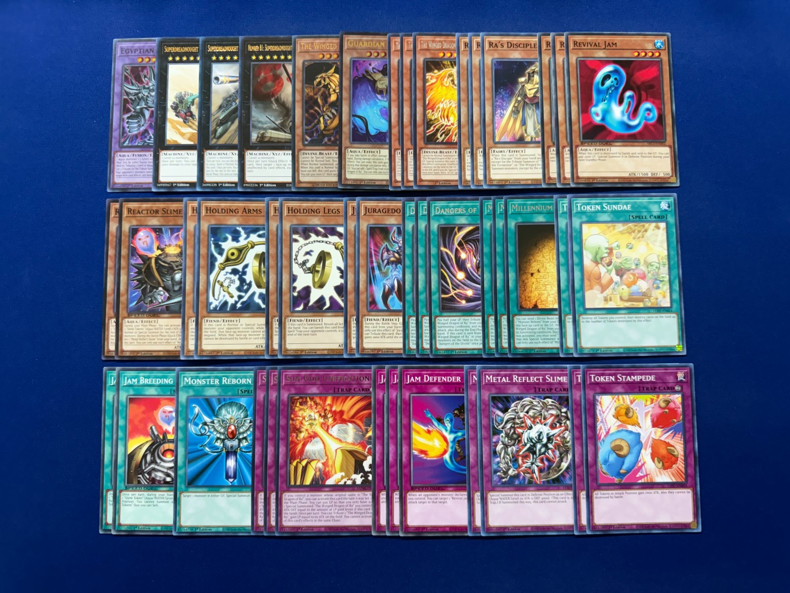 Yu-Gi-Oh - Yami Marik\'s Complete The Winged Dragon of Ra Egyptian God Deck